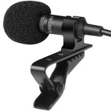3.5 mm Clip-On Lavalier Microphone – Compact Lapel Mic for Mobile, Conference, Speech & Video Recording