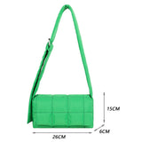 Women’s Nylon-Cotton Soft Shoulder Bag – Small Luxury Underarm Flap Handbag & Elegant Clutch Purse for Daily Use