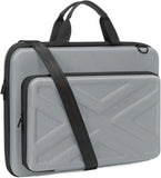 Hard Shell Waterproof Laptop Shoulder Bag (13–17 Inch) – Shockproof Case for MacBook Air/Pro M1–M4, HP, Dell, Lenovo, ASUS