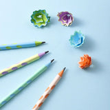 Giant Thick Pencils Set – 120 Large Beginner Pencils with Erasers + 8 Sharpeners for School & Early Learning