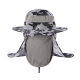 Large Brim Sun Hat – Anti-UV UPF 50+ Outdoor Fishing & Mountaineering Cap with Adjustable Chin Strap (Unisex)