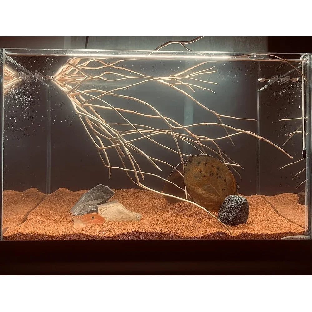 VolcanoRed 11 lb Natural Red Sand Aquarium Substrate – Coarse Lava Rock Soil for Fish Tanks & Succulents