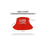 Trump 2024 Bucket Hat – Unisex Sun Hat for Beach, Golf & Fishing, “Take America Back” Design