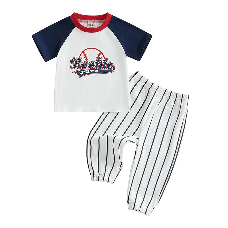 oddler Boy Birthday Outfit – Football Number Print Shirt & Camouflage Pants 2-Piece Set 🎂🏈👕👖