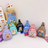 Capybara Doll Crossbody Bag – Adorable Kawaii Chest Pouch for Kids