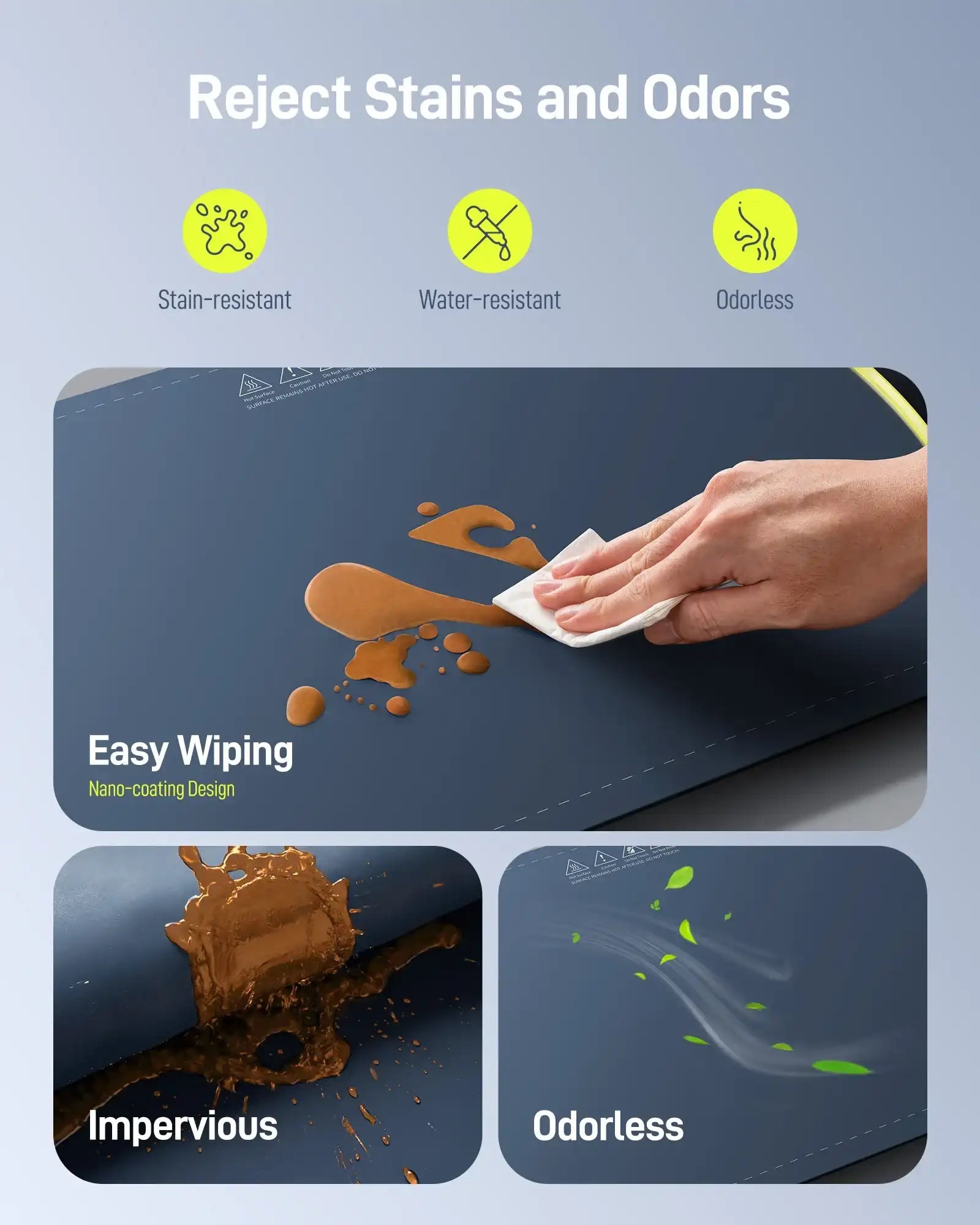 2000 W Electric Food Warming Tray – Foldable Adjustable-Temp Food Warmer Plate (8 Levels)