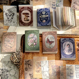 Vintage Botanical Scrapbook Journal & Memo Pad Set – 600 Sheets (6 Models) for DIY Crafting