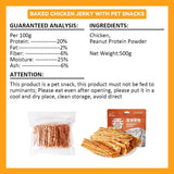Beef & Chicken Jerky Cat Snacks – Nutritious, Preservative-Free Strips, 25g Beef & 500g Chicken Pack for Cats & Dogs