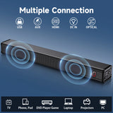 TISCO TV Soundbar – 2.0 Channel Bluetooth 5.4 Speaker with Subwoofer, 3D Surround Sound & 3 EQ Modes for Home Theater