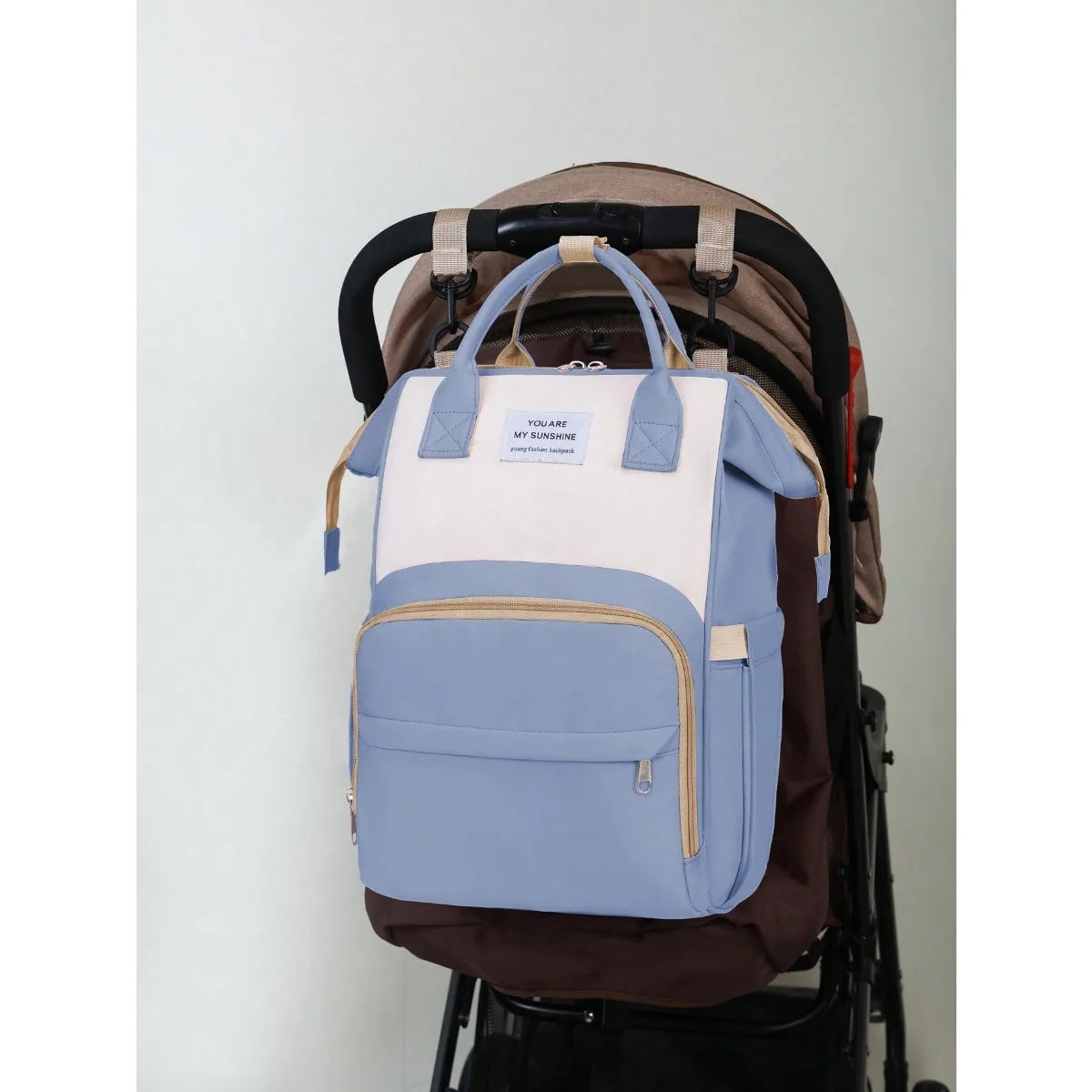 Fashion Diaper Bag Backpack – Waterproof Large Capacity Mommy Bag with Insulated Pockets | Stylish Baby Diaper Backpack for Boys & Girls