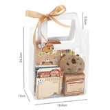 Kawaii Capybara Cartoon Stationery Set with Cute Handbag for School, Office & Gift Use
