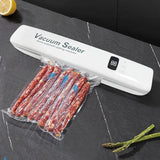 3-in-1 Automatic Vacuum Sealer Machine – LED Display, 10 Vacuum Bags & Multi-Functional Food Saver