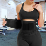 Unisex Black Maternity Recovery Belt – Adjustable Waist Cincher Trimmer with Sticker, Postpartum Body Shaper for Daily Wear