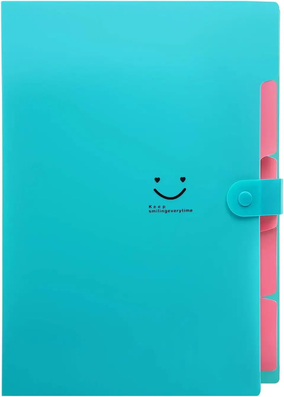 A4 Expanding File Folder – Portable Pocket Organizer with Multiple Sections for School, Office & Home (Purple)