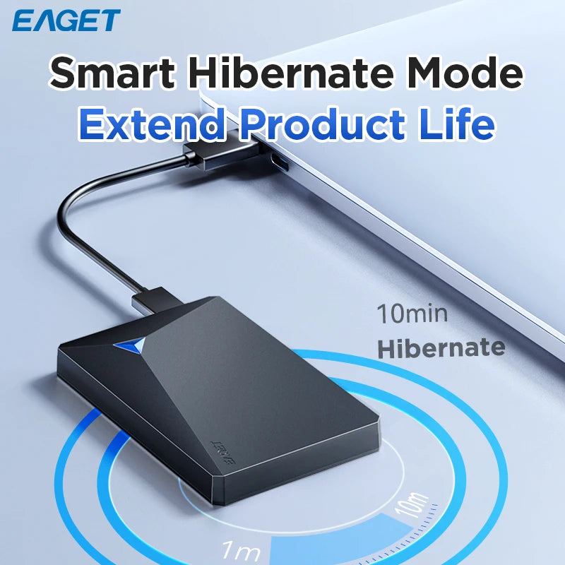 Eaget Portable External Hard Drive 1TB–5TB USB 3.0 5Gbps 2.5-Inch HDD – High-Speed Storage for PC, Laptop & MacBook (116 characters)