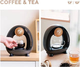 Quiet Single Serve Coffee Maker – Stylish Mini Q 2-in-1, Ground Coffee & Capsule Compatible, Dark Grey