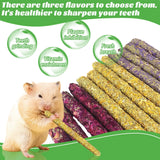 Natural Petal Grass Teething Sticks – Organic Dental Chew Toy for Puppies, Kittens & Small Pets to Promote Healthy Teeth & Gums
