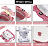 “Baby Bathtub for Newborns – Foldable Toddler Bathtub with Drain Hole, Soft Padding & Portable Travel Design”