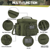 Tactical Lunch Box for Men – Heavy-Duty Leakproof Insulated Lunch Bag for Work, Camping & Outdoor Use