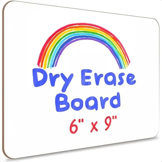 Small Dry Erase Whiteboard – 6" x 9" Mini Handheld Lapboard for Classroom, Office & Home ✍️