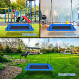700lb Giant 60" Rectangular Platform Tree Swing – Outdoor Swing for Kids & Adults, Heavy-Duty Design 🌳🪢