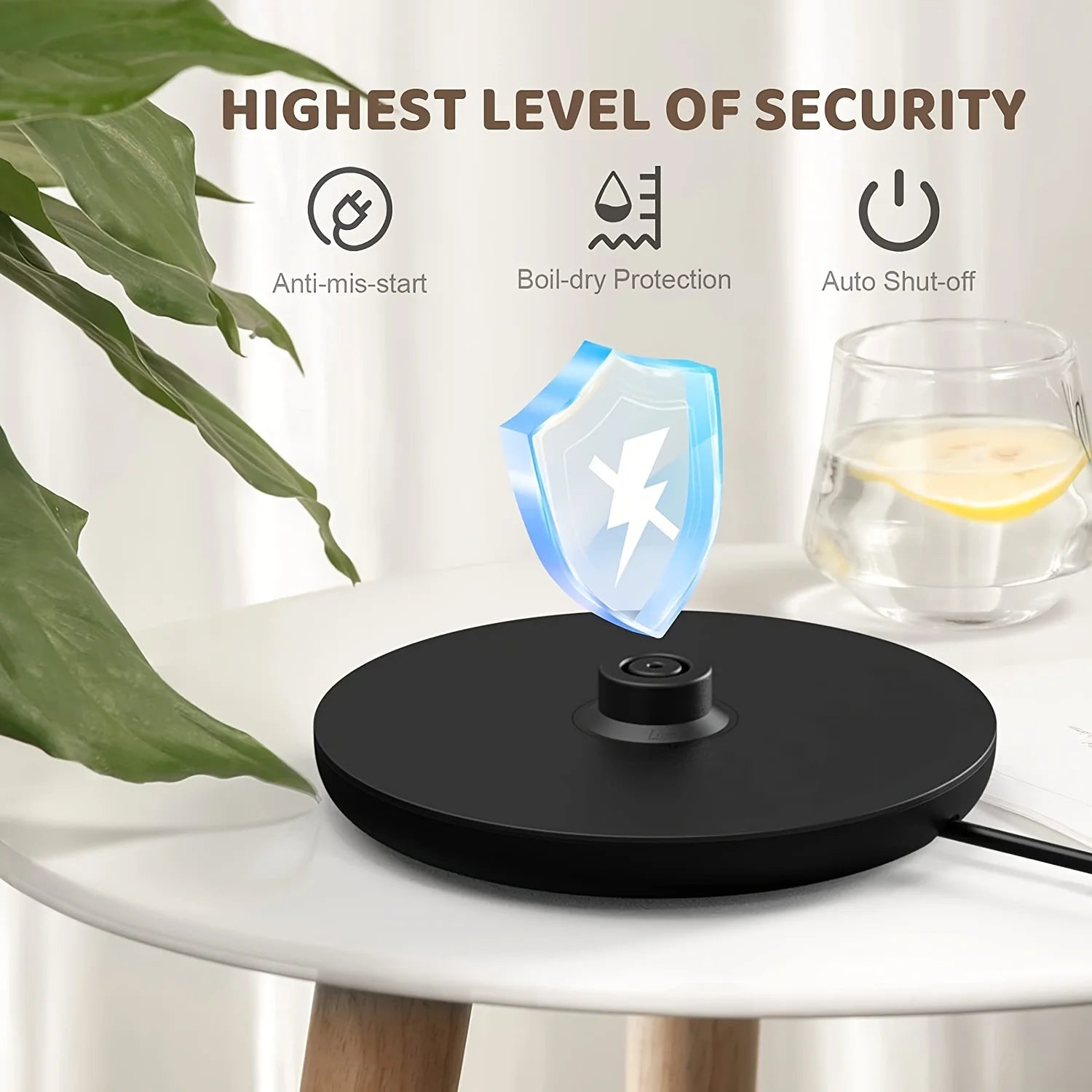 Electric Kettle 1.8 QT – 7 Heat Settings & LED Display for Precise Temperature Control 🔥💧⌛