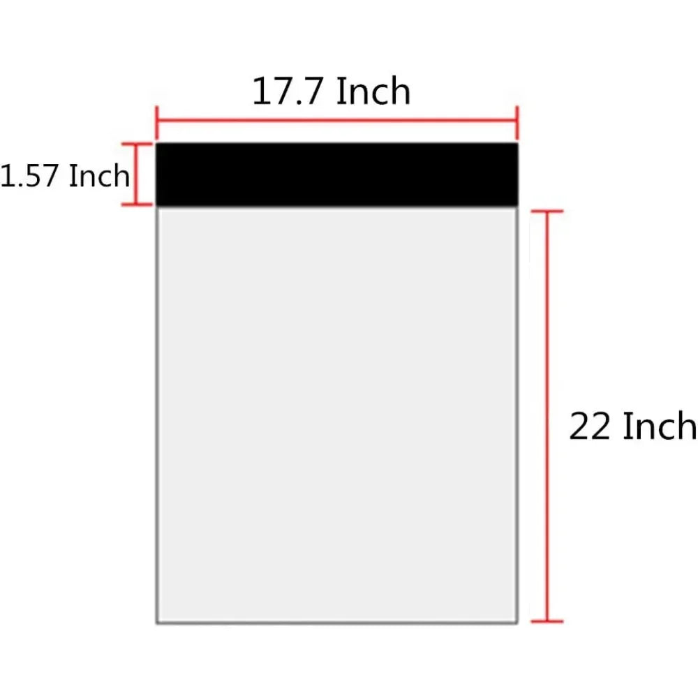 10 Pack Large Poly Mailers – 17.7″×22″ Self-Sealing Water-Resistant Plastic Shipping Envelopes for Mailing