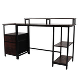 🖥️ Home Computer Desk – Industrial Style Large Desktop with Tear-Resistant Design for Office & Study