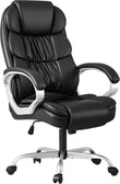 💺 High-Back Office Chair – PU Leather Executive Computer Desk Chair with Adjustable Height & Padded Swivel Seat