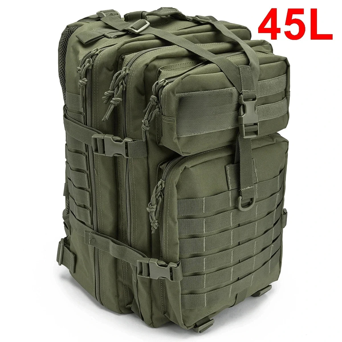 30–50L Tactical Survival Backpack – Modular Outdoor Assault Pack for Hiking, Trekking & Hunting