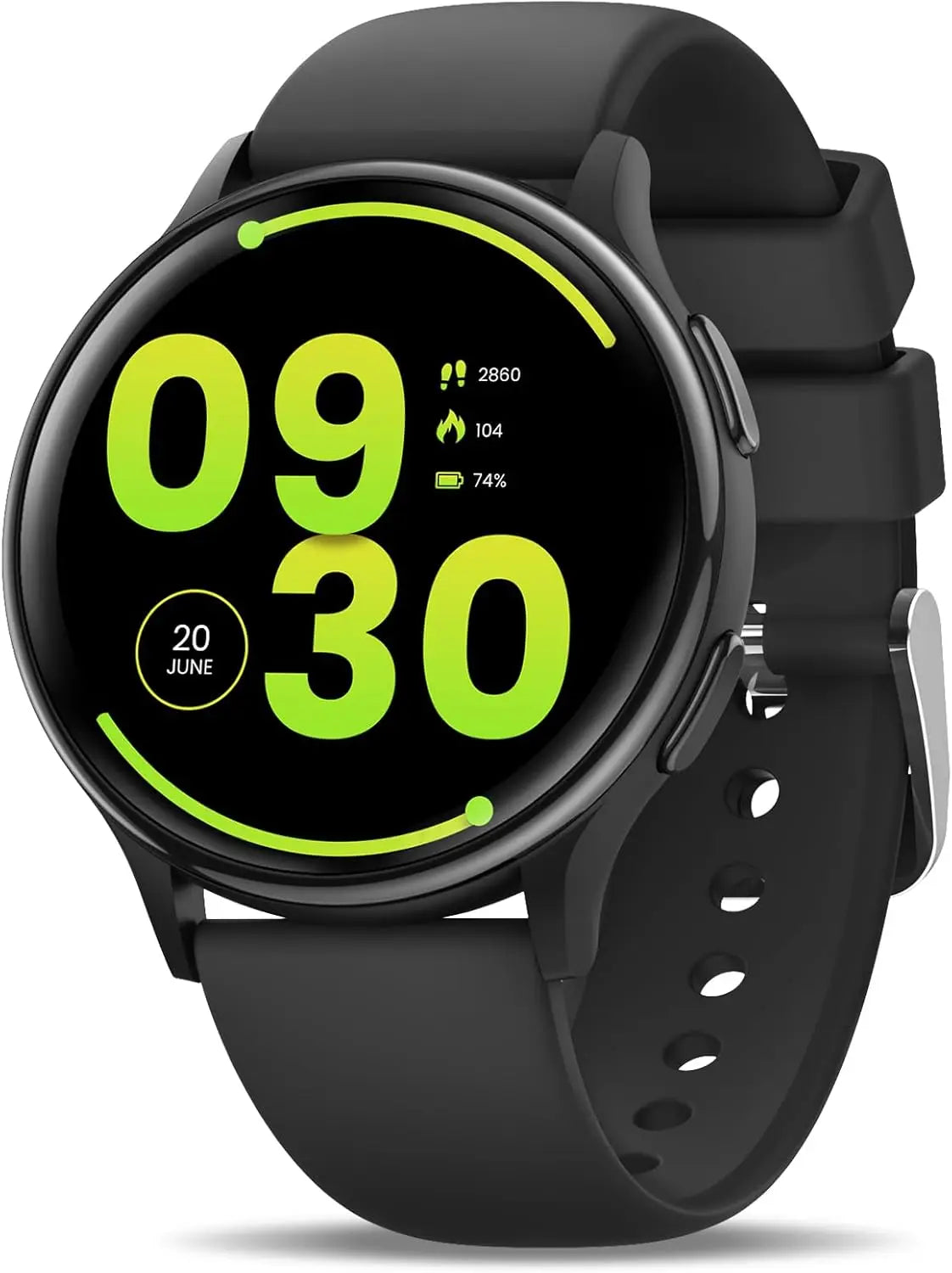 Smart Watch for Women – 1.27” HD Fitness Tracker with 400+ Watch Faces, Bluetooth Calls & Female Health Monitor (iPhone & Android)