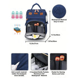 Large Diaper Bag with Changing Station – Waterproof Multifunction Baby Backpack with USB Port | Lightweight Travel Diaper Bag for Moms & Dads