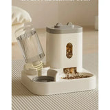 Automatic Feeder & Water Fountain – Large-Capacity Raised Stand Food & Drink Bowl for Cats & Dogs