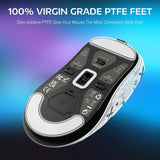 Attack Shark X3 Wireless Gaming Mouse – 49g Lightweight Tri-Mode Mouse with PAW3395 26K DPI Sensor, 200h Battery & 5 Buttons
