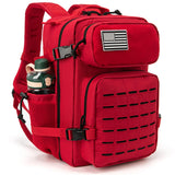 25L Tactical Gym & Survival Backpack – MOLLE Laser-Cut Daypack with Dual Cup Holders for Hiking, Hunting & Bug-Out Use