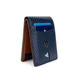 Slim RFID Leather Wallet for Men – Minimalist Bifold with Money Clip & Front Pocket Card Holder for Urban Professionals