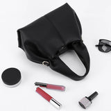 Women’s Dumpling Clutch Purse – Solid Color Retro Handbag with Removable Strap & Top Handle Crossbody Bag