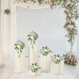 “Wedding Centerpieces Cardboard Vase Sets – Cylinder Flower Stand Décor for Party & Event Tables”