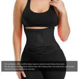 Unisex Black Maternity Recovery Belt – Adjustable Waist Cincher Trimmer with Sticker, Postpartum Body Shaper for Daily Wear