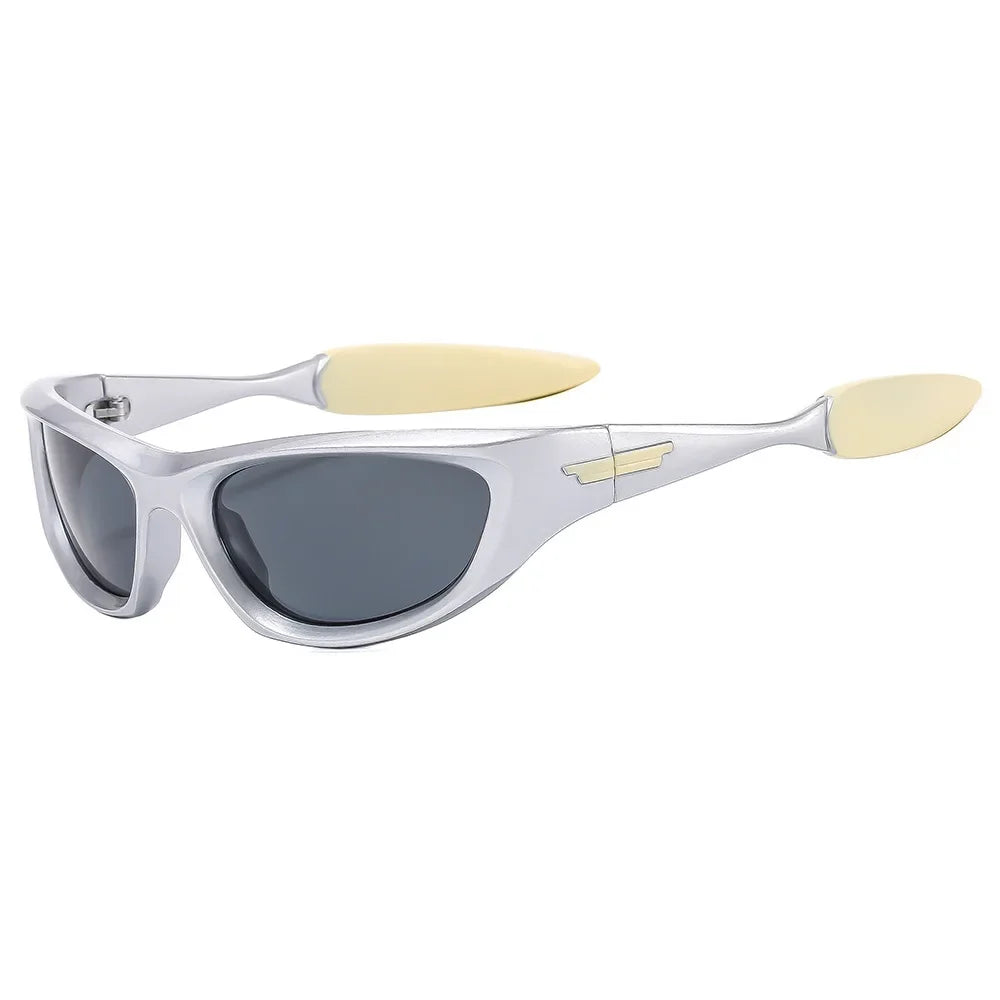 Luxury Y2K Sunglasses – Vintage Punk Designer Shades with UV400 Protection for Men & Women, Sport & Riding Goggles