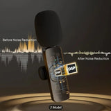 Wireless Omnidirectional Lavalier Microphone – Clip-On Condenser Mic for Laptops & Smartphones