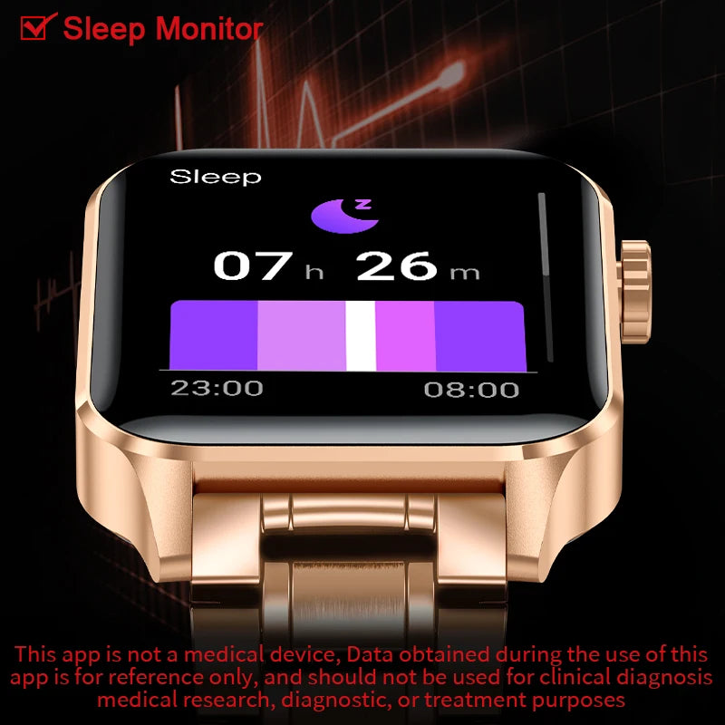 LIGE 1.85” HD Smart Watch for Women – Bluetooth Call, Fitness & Health Monitor Bracelet, Elegant Ladies Smartwatch