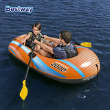 Bestway 61142 Heavy-Duty Inflatable Kayak for 1-3 Persons – Durable PVC Adventure Boat