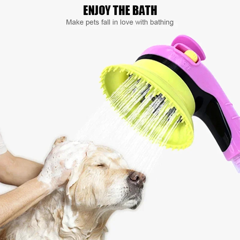 Pet Combing Massage Shower Head – Bath Brush & Sprinkler for Washing Dogs & Cats 🐾🚿