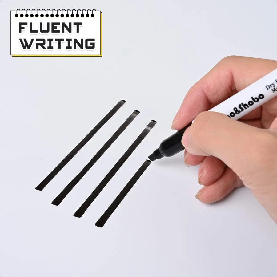 Dry Erase Markers – 80-Pack Black Chisel Tip Whiteboard Pens for School, Office & Home 🖊️