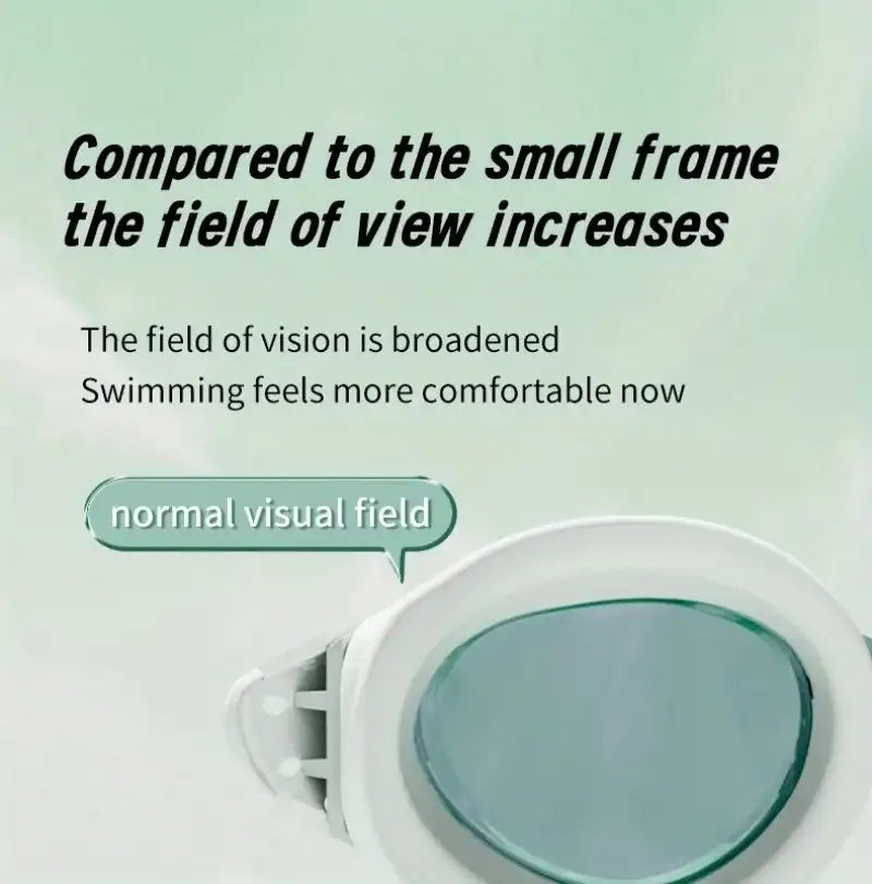 HD Waterproof Anti-Fog Swimming Goggles – Electroplated Large Frame Unisex Design for Professional & Casual Swim 🏊