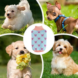 Dog Sweater – Cozy Turtleneck Pullover with Heart Design for Puppies & Cats (Winter Knitwear)