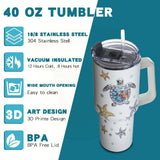 Sea Turtle 40 oz Stainless Steel Insulated Tumbler – Wide Mouth, Splash-Resistant Lid & Eco Friendly Gift for Her