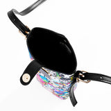 Cute Printed Crossbody Phone Bag with Card-Holder – Adjustable Strap Women’s Mini Purse