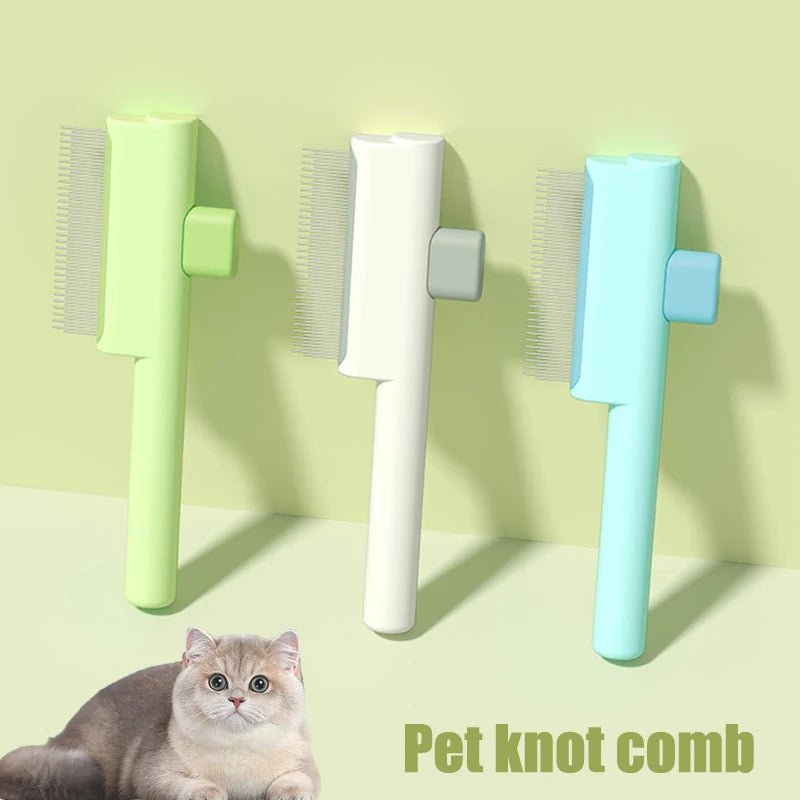 Pet Hair Removal Comb – Cat Hair Grooming Brush High-Quality for Long & Short Hair